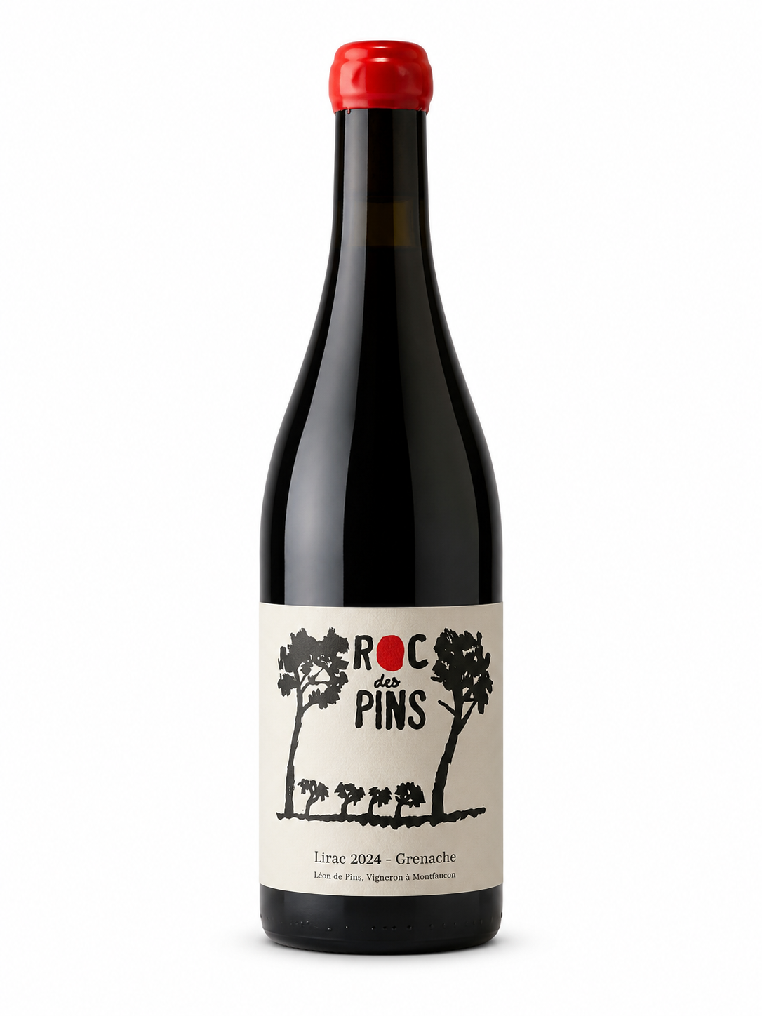 AOP Lirac Grenache Rouge - Rouge - 75cL - Roc des Pins - 2024