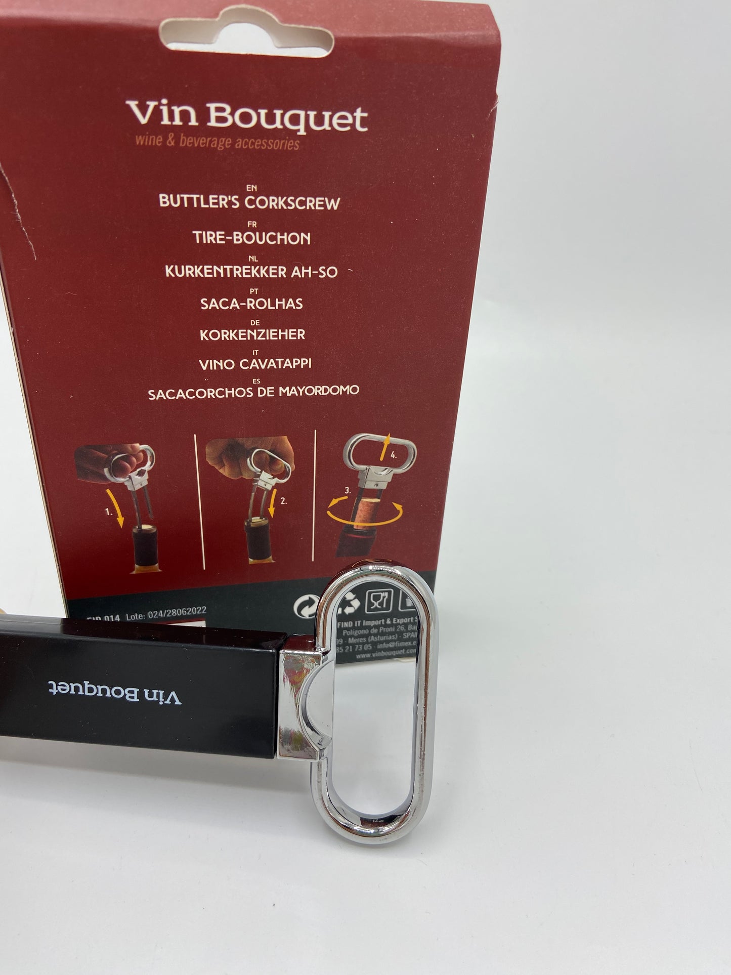 Tire Bouchon Bi-lames - Vin Bouquet