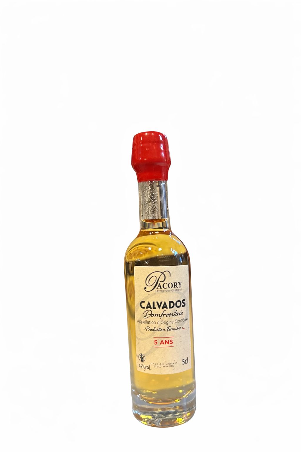 AOP CALVADOS 5 ans "Mignonnette" 5cl - Pacory