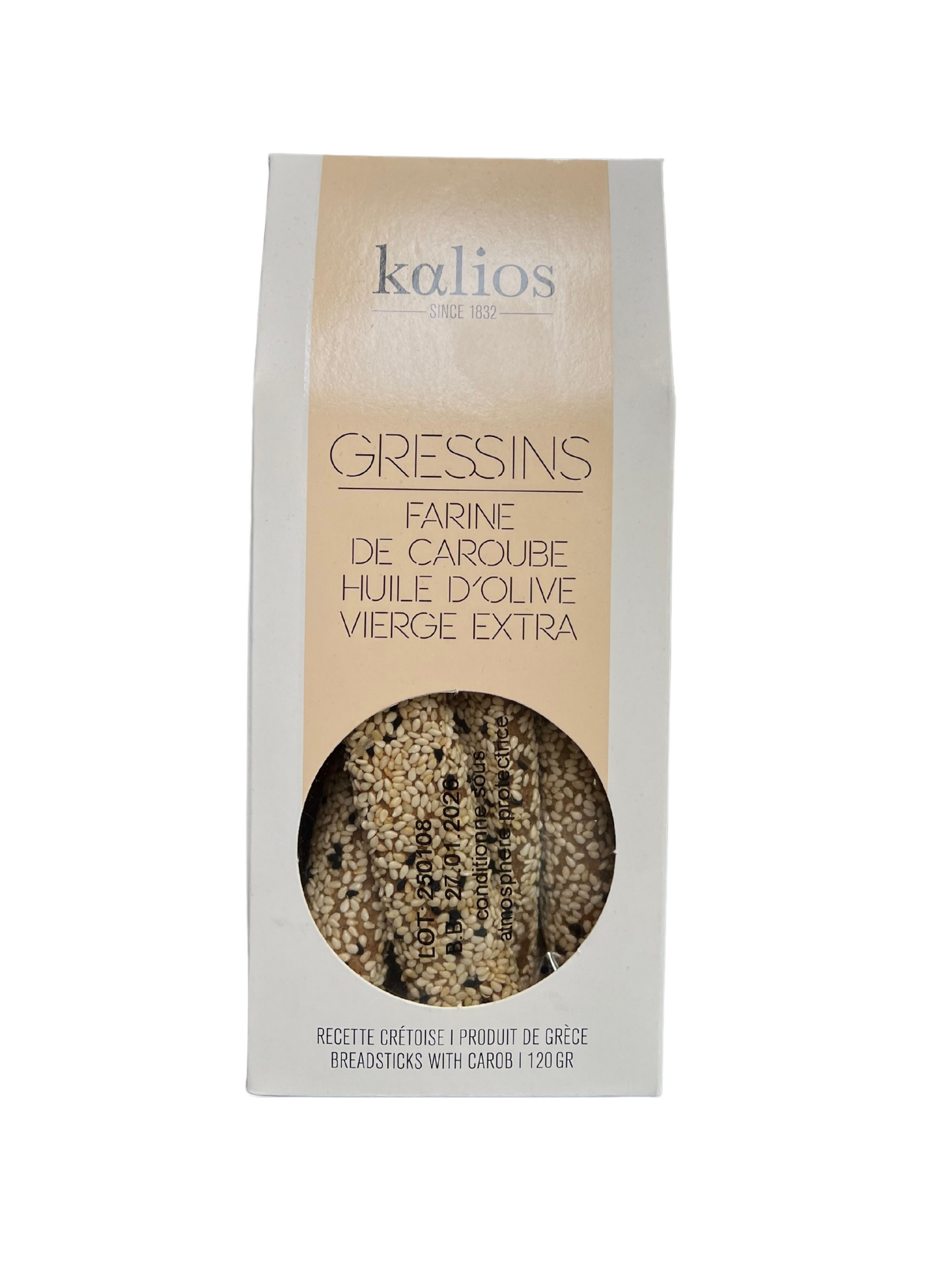 Gressins Farine De Caroube - 120g