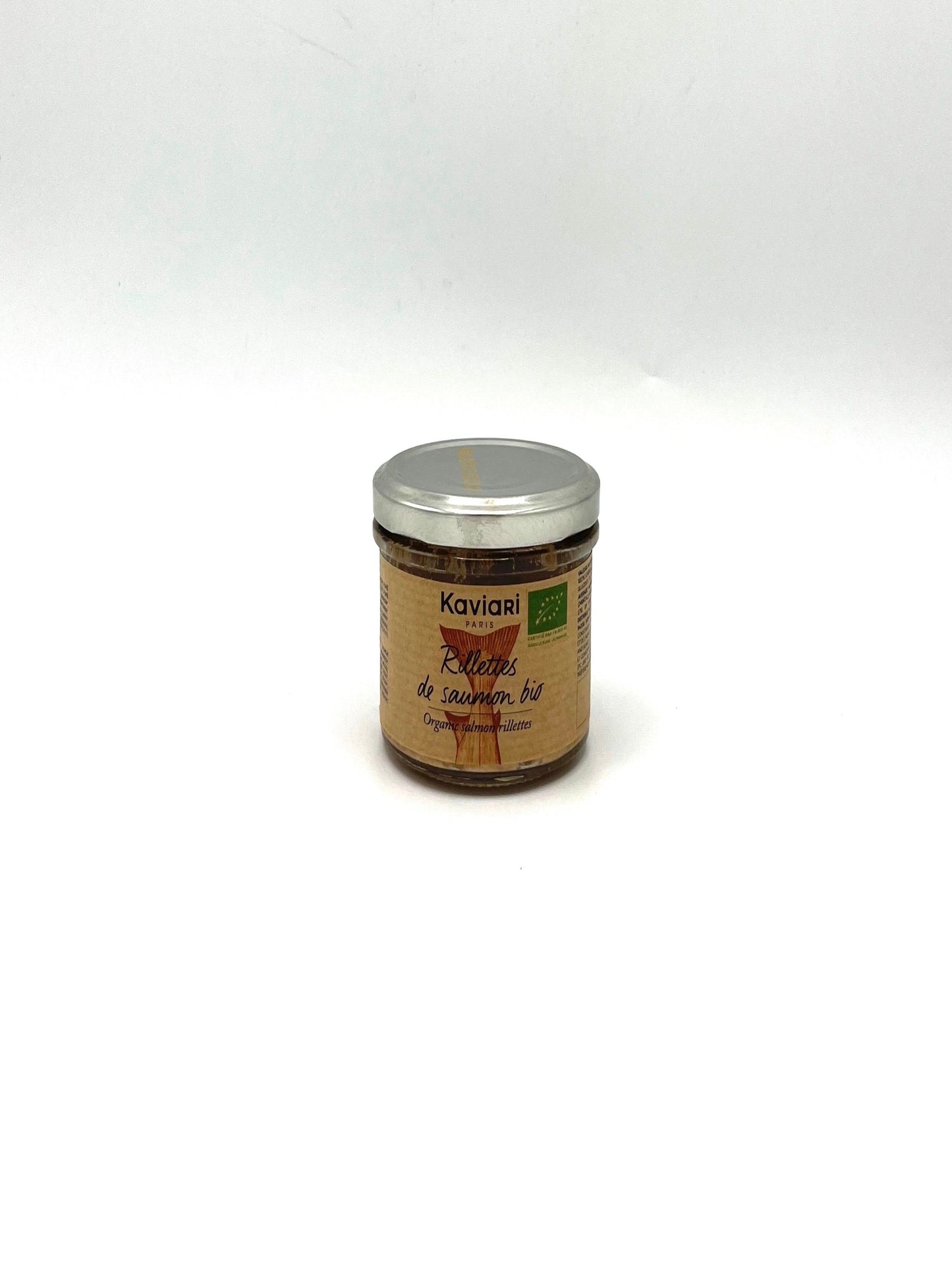 Rillettes de saumon bio 90g - Kaviari