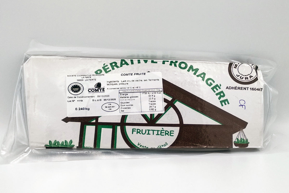 Tranche de Comté Fruité sous vide 200g