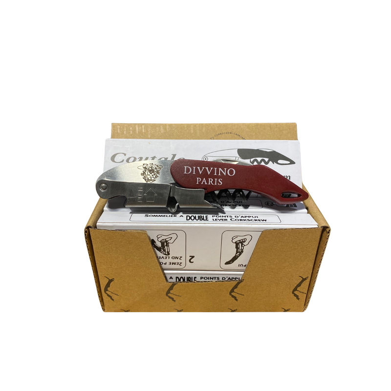 Tire-bouchon Logo Divvino Premium - Couleur Bordeaux