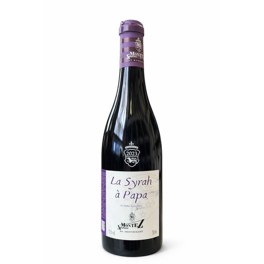 La Syrah à Papa - Côtes du Rhône Villages - Rouge - 75cL - Stéphane Montez - 2023