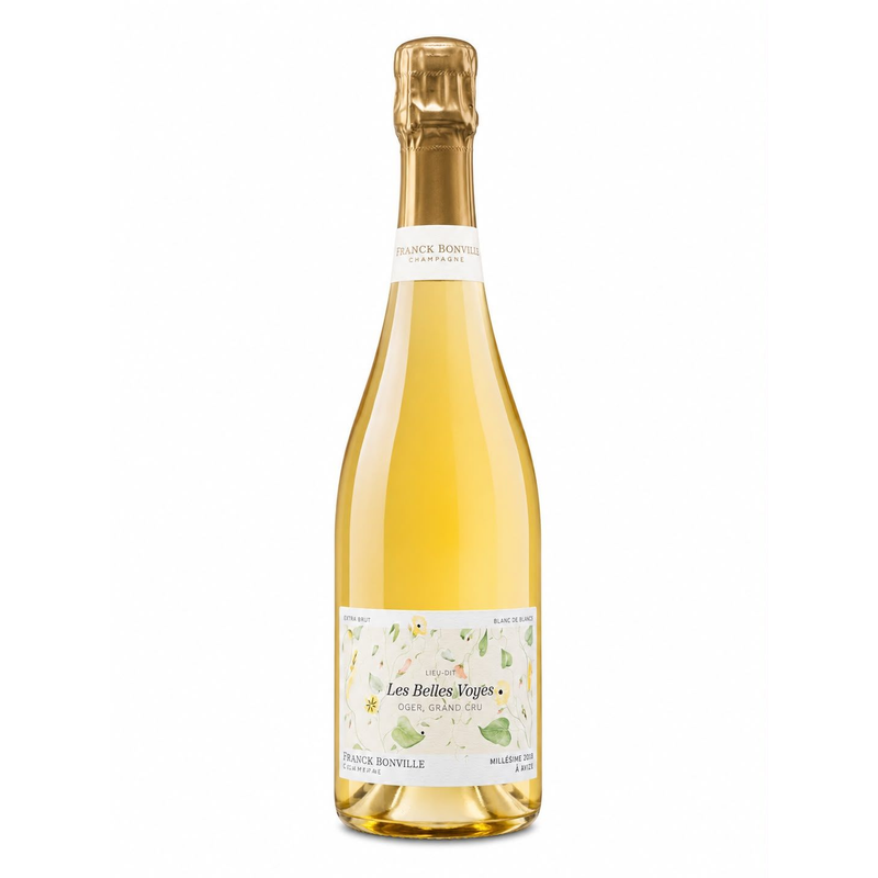 Champagne Les Belles Voyes Grand Cru - Blanc - 75cL - Franck Bonville - 2017