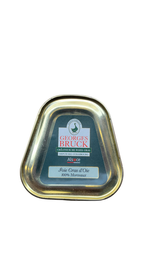 Caixa trapezoidal com 2 fatias de foie gras de ganso - 75g