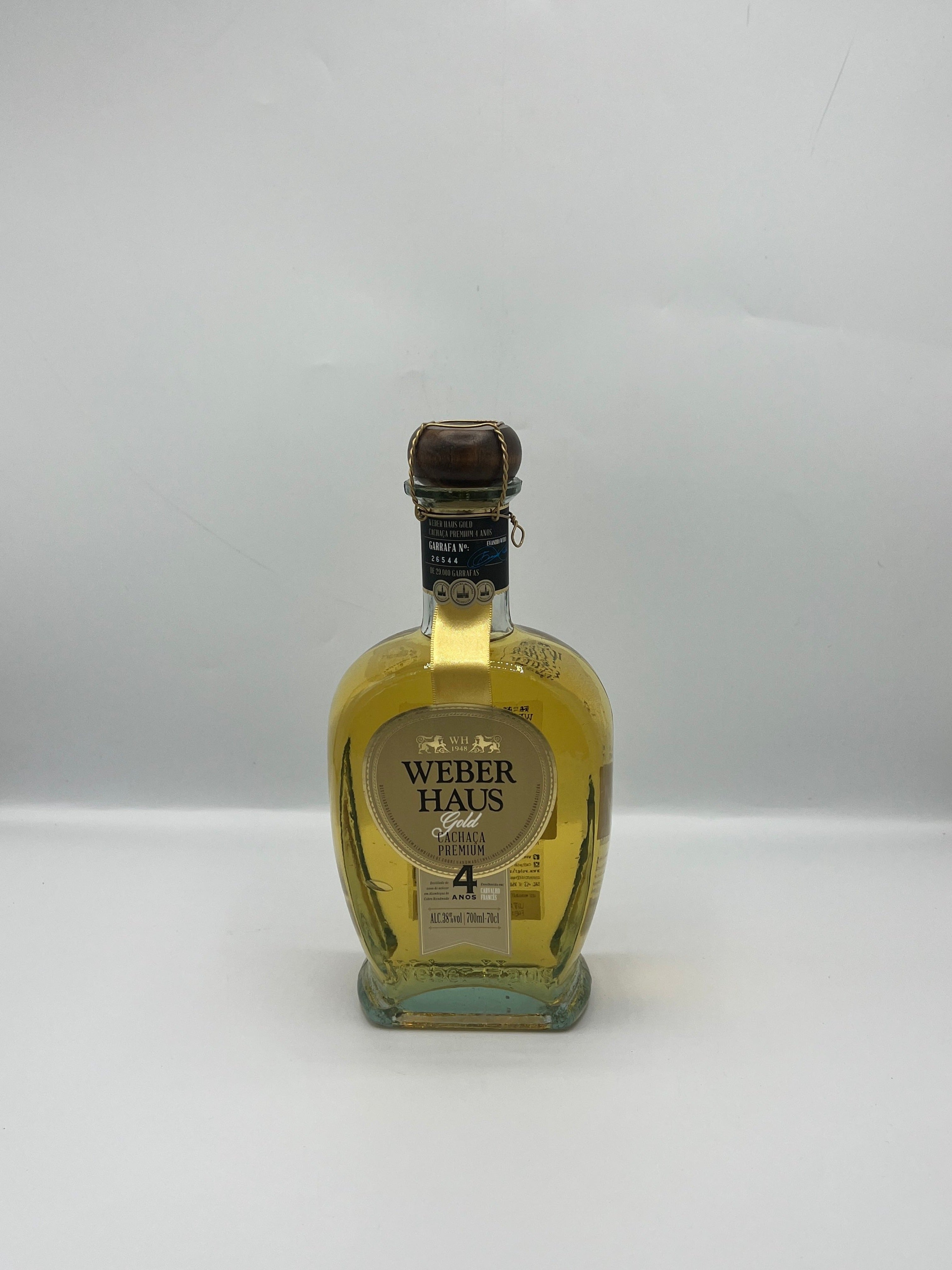 Cachaca Brésil "Gold 4 Anos" 70cL Ambrée - Weber Haus