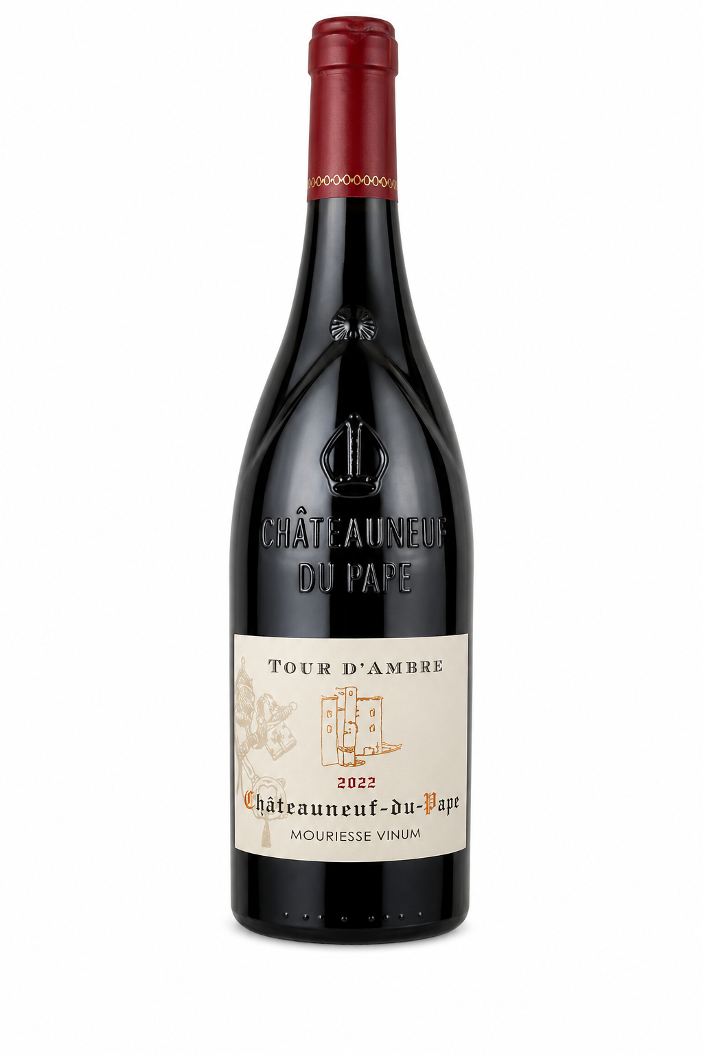 Chateauneuf-du-Pape Tour d'Ambre - Châteauneuf-du-Pape - Rouge - 75cL - Domaine Mouriesse Vinum - 2022