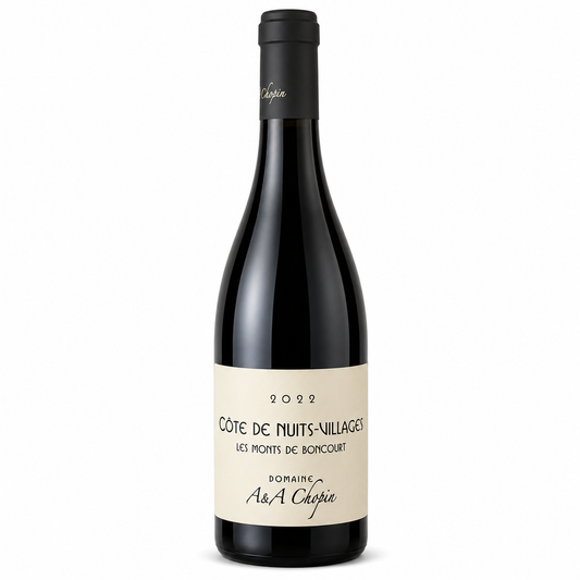 Côtes de Nuit Villages Les Monts de Boncourt - Côte de Nuits-Villages - Blanc - 75cL - Domaine Chopin & Fils - 2022