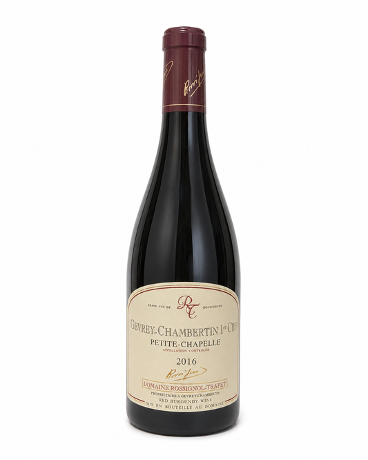 Gevrey-Chambertin 1er Cru « Petite-Chapelle » - Rouge - 75cL - DOMAINE ROSSIGNOL-TRAPET - 2016