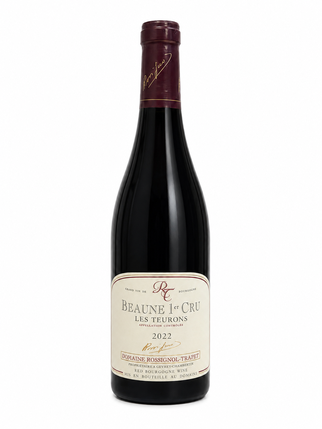Beaune 1er Cru « Teurons » - Beaune Premier Cru - Rouge - 75cL - DOMAINE ROSSIGNOL-TRAPET - 2022