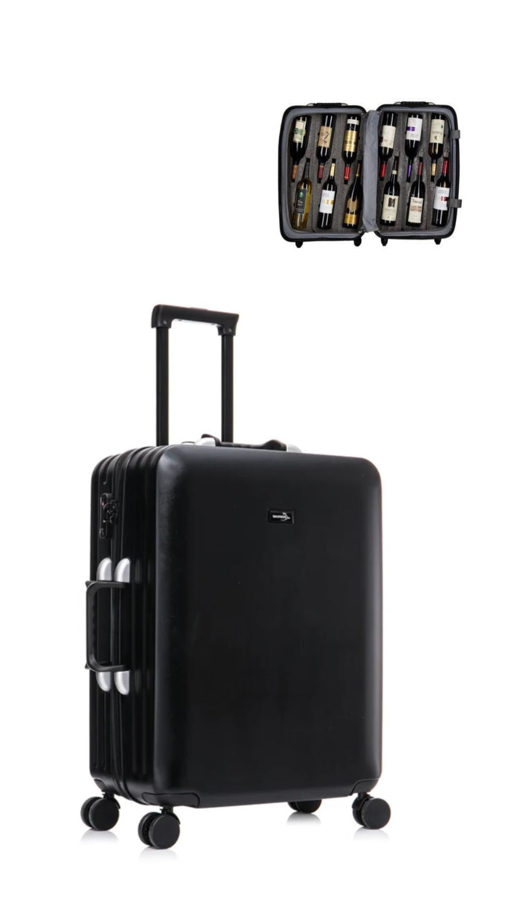 Selection of “Prestige” wines + Travel suitcase 