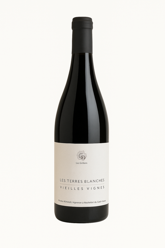 Terres Blanches - Vin de France - Rouge - 75cL - Les Grillons - 2024