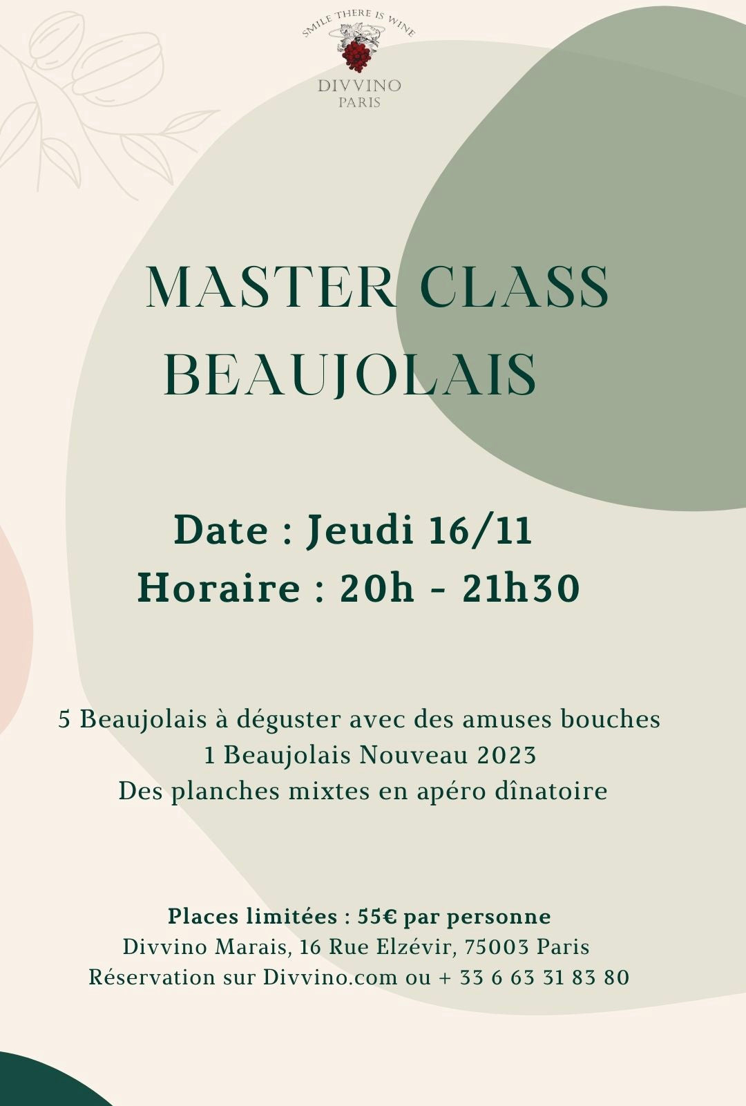 Master Class Beaujolais - 16/11