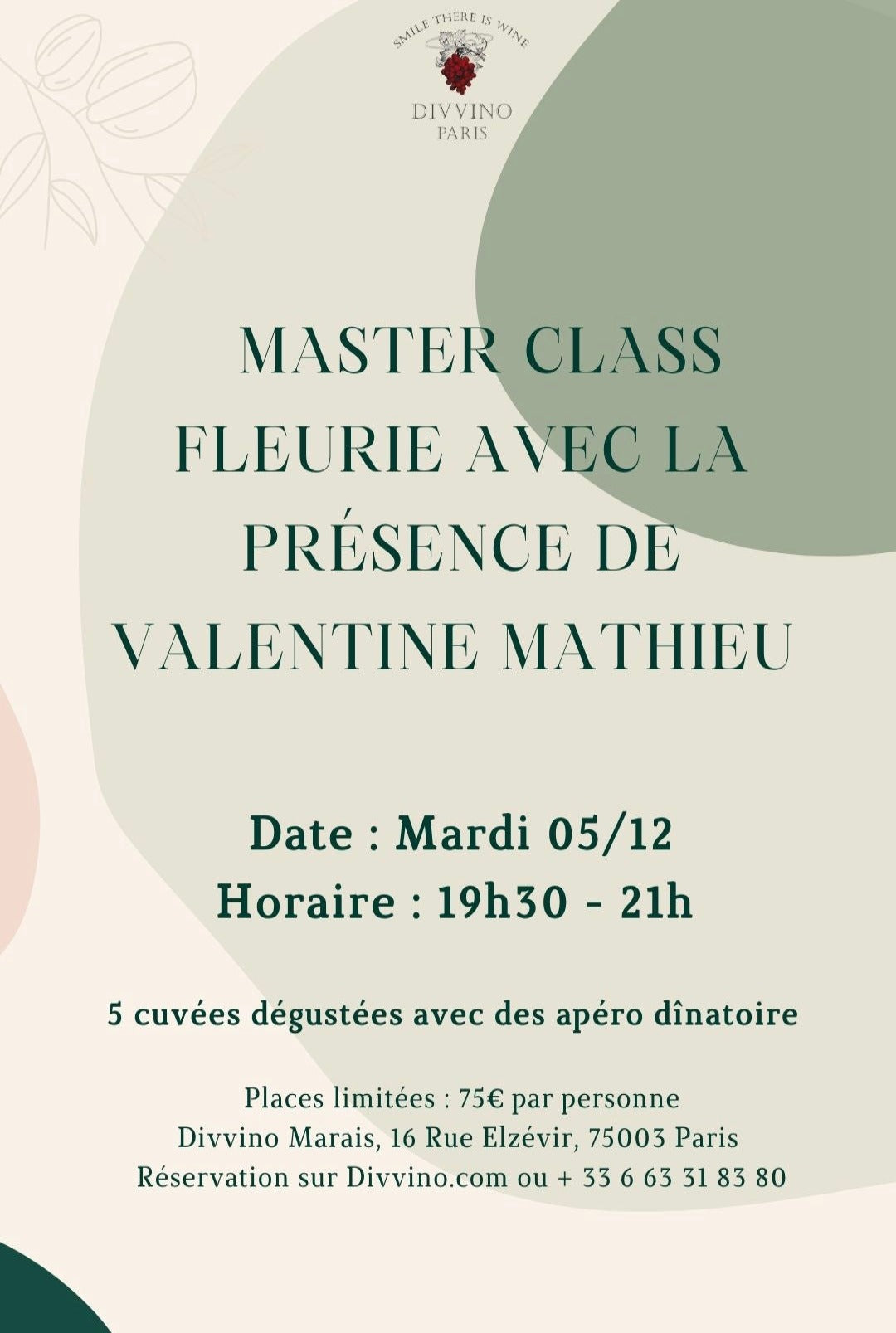 Master Class Fleurie - 05/12