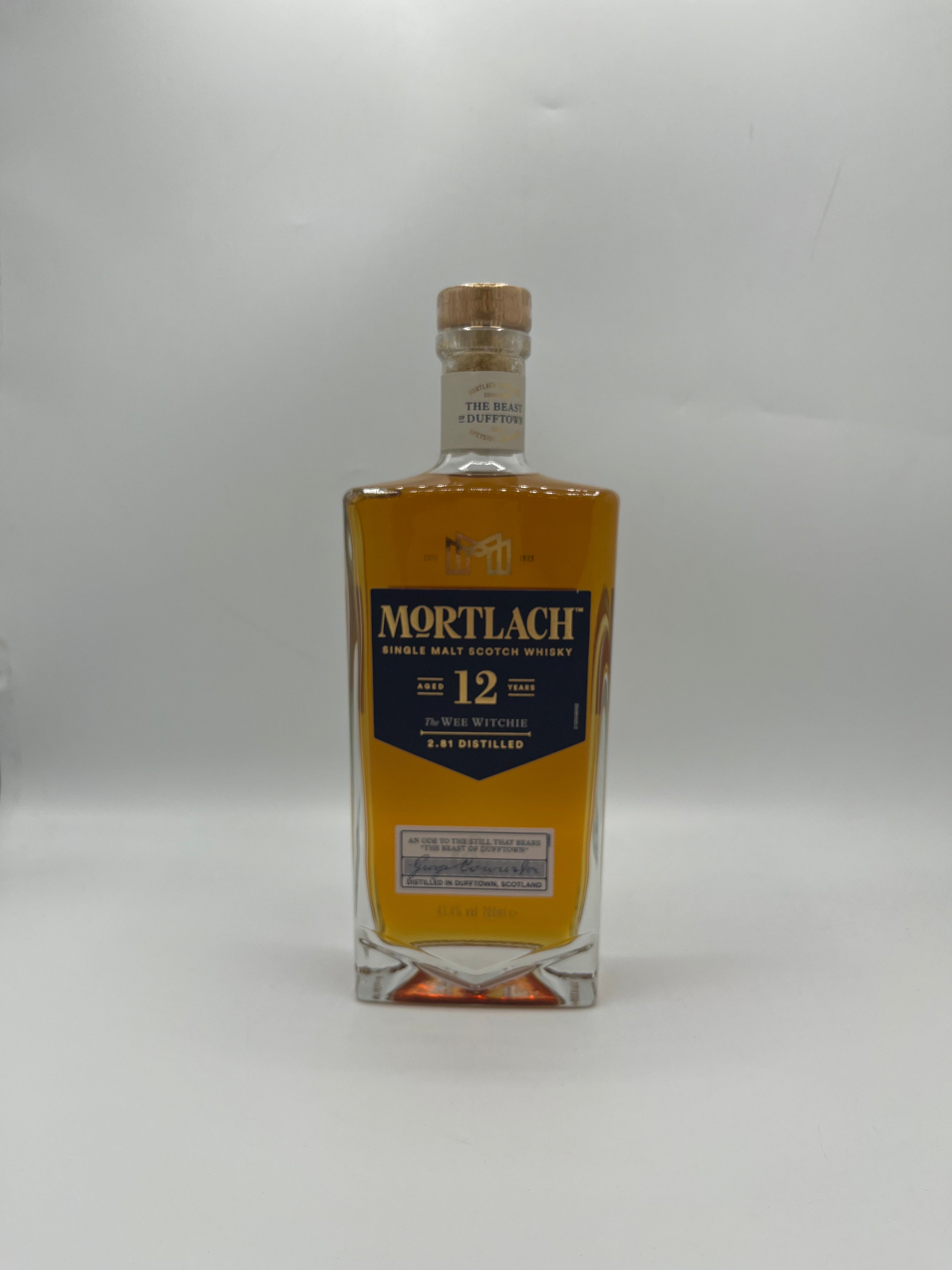 Mortlach 12 anos "The Wee Weetchie" - uísque escocês Speyside Single Malt