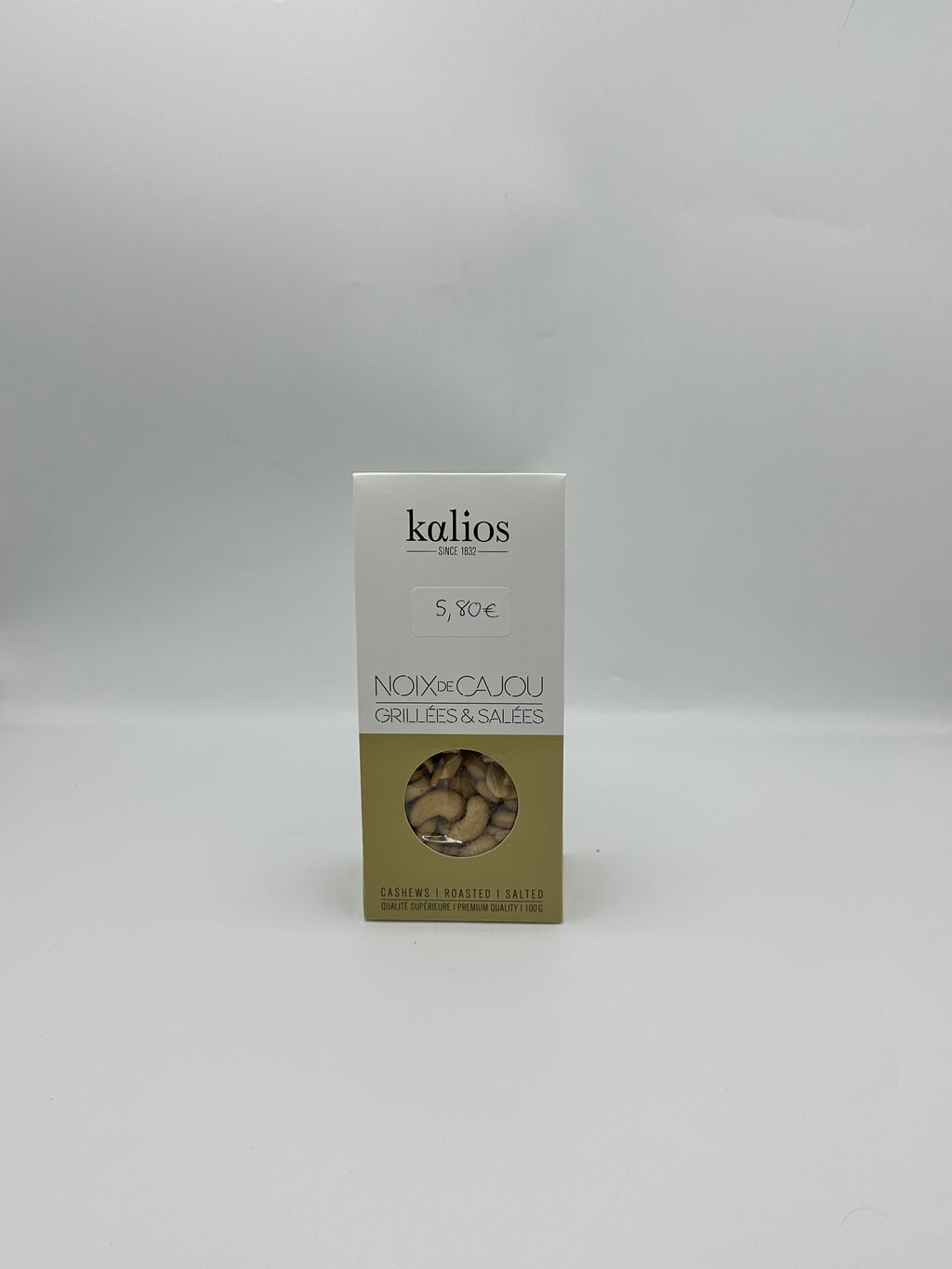 Noix de Cajou grillées et salées 100g - Kalios