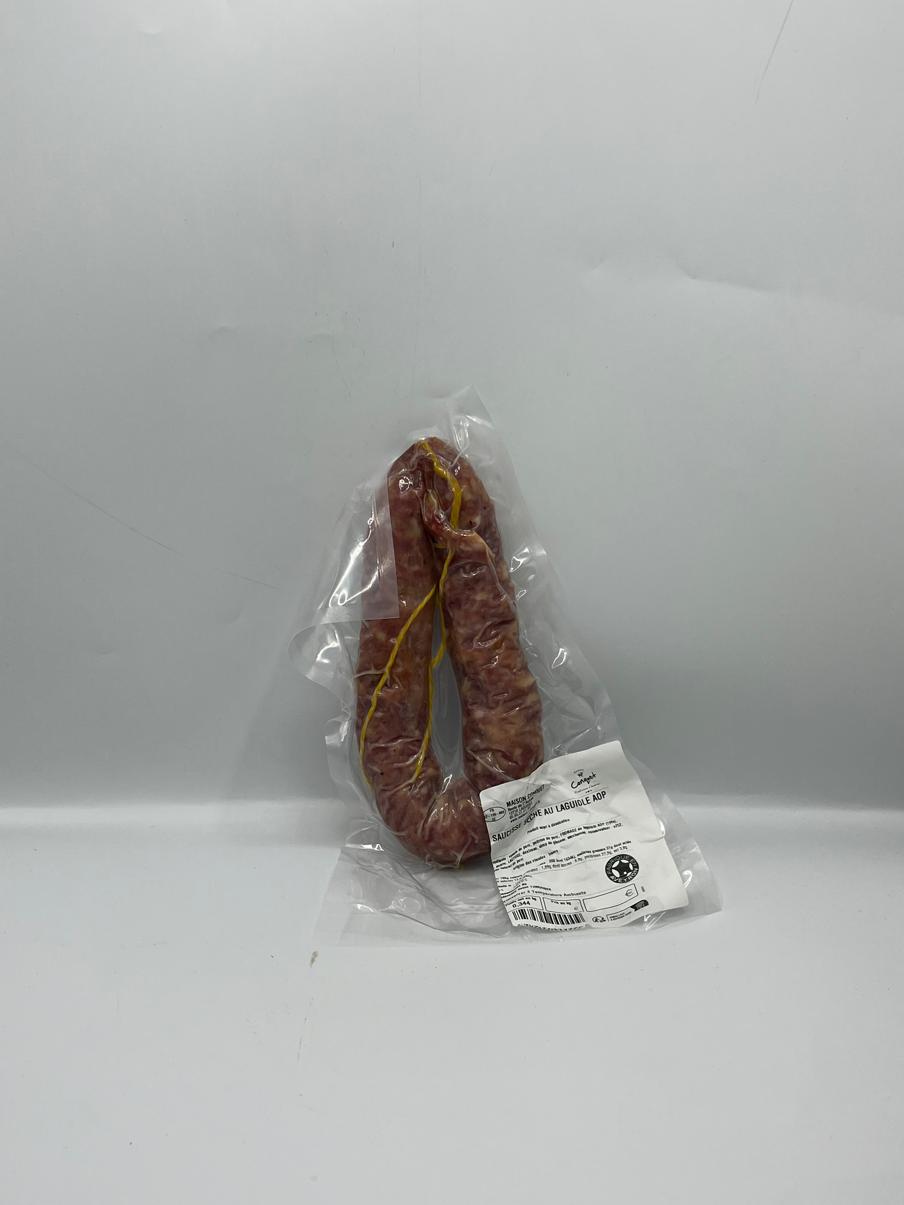Dry Sausage With Laguiole Cheese Sous Vide - Maison Conquet