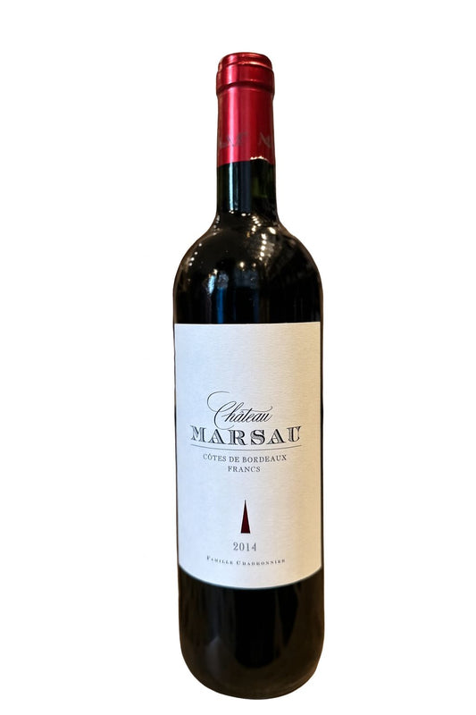 Francs Côtes de Bordeaux - Bordeaux-Côtes-de-Francs - Rouge - 75cL - Château Marsau - 2014