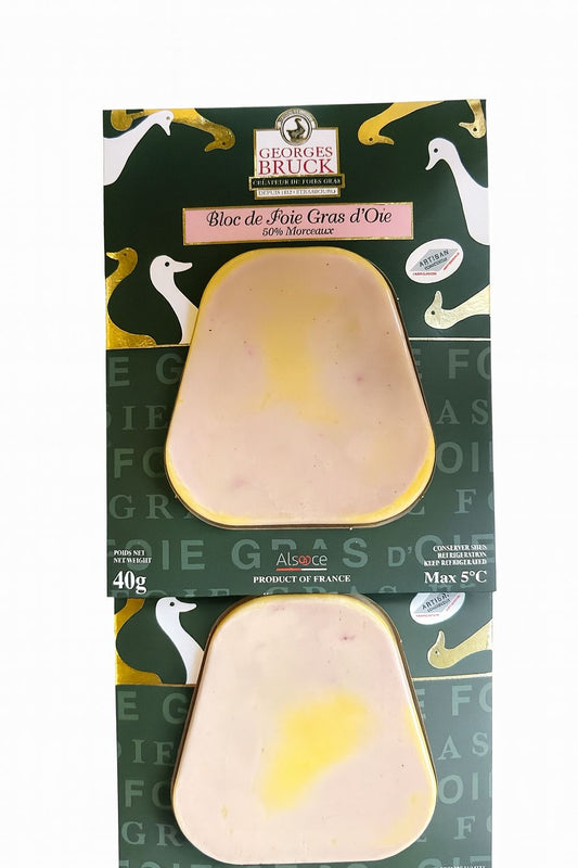 Duo Foie Gras D'oie 50% Morc - 2x40g
