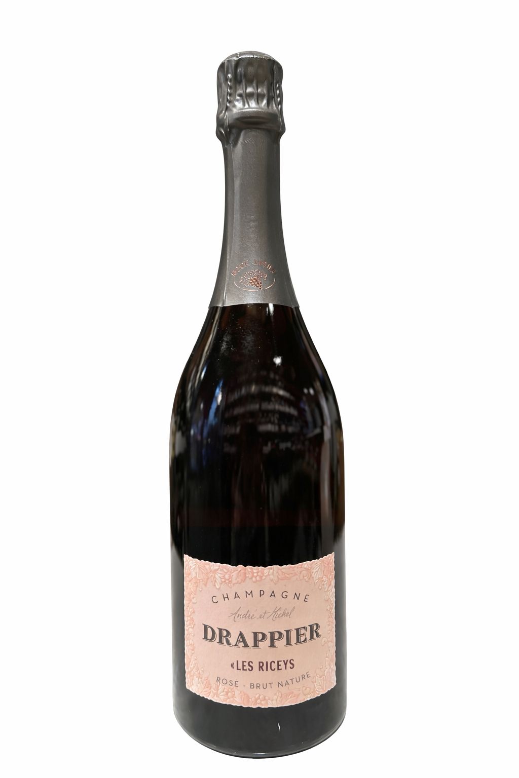 Champagne Brut Nature Rose Les Riceys - Rosé - 75cL - Champagne Drappier