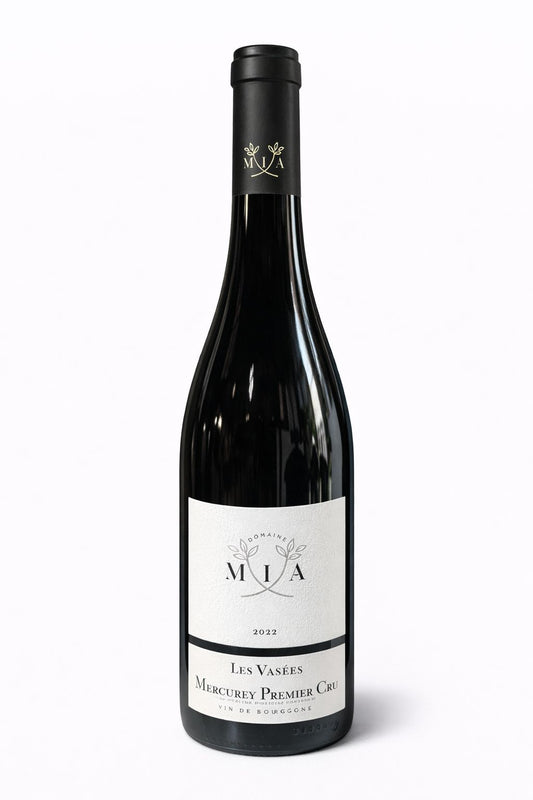Mercurey 1er Cru les Vasées - Mercurey Premier Cru - Rouge - 75cL - Domaine Mia - 2022