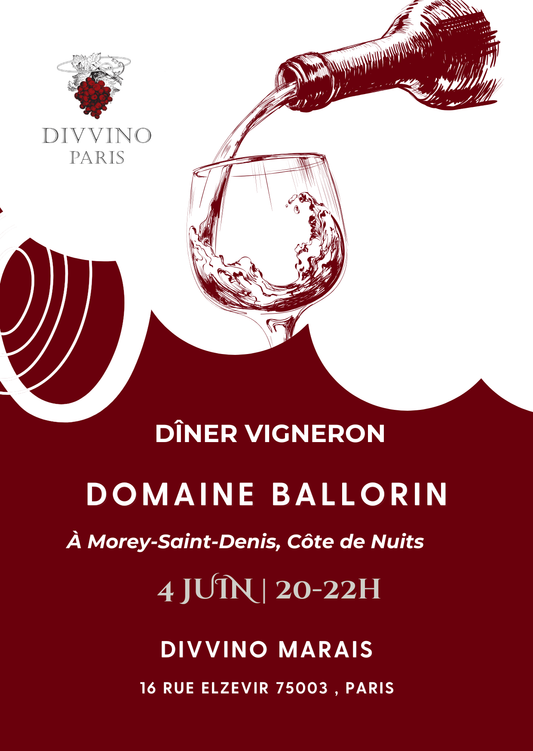 Dîner Vigneron Domaine Ballorin - Bourgogne