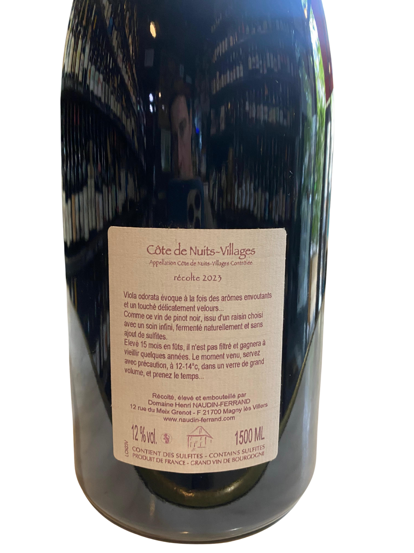 VIOLA Odorata Côte de Nuits-Villages - Rouge - 1.5L - Domaine Henri Naudin-Ferrand - 2023