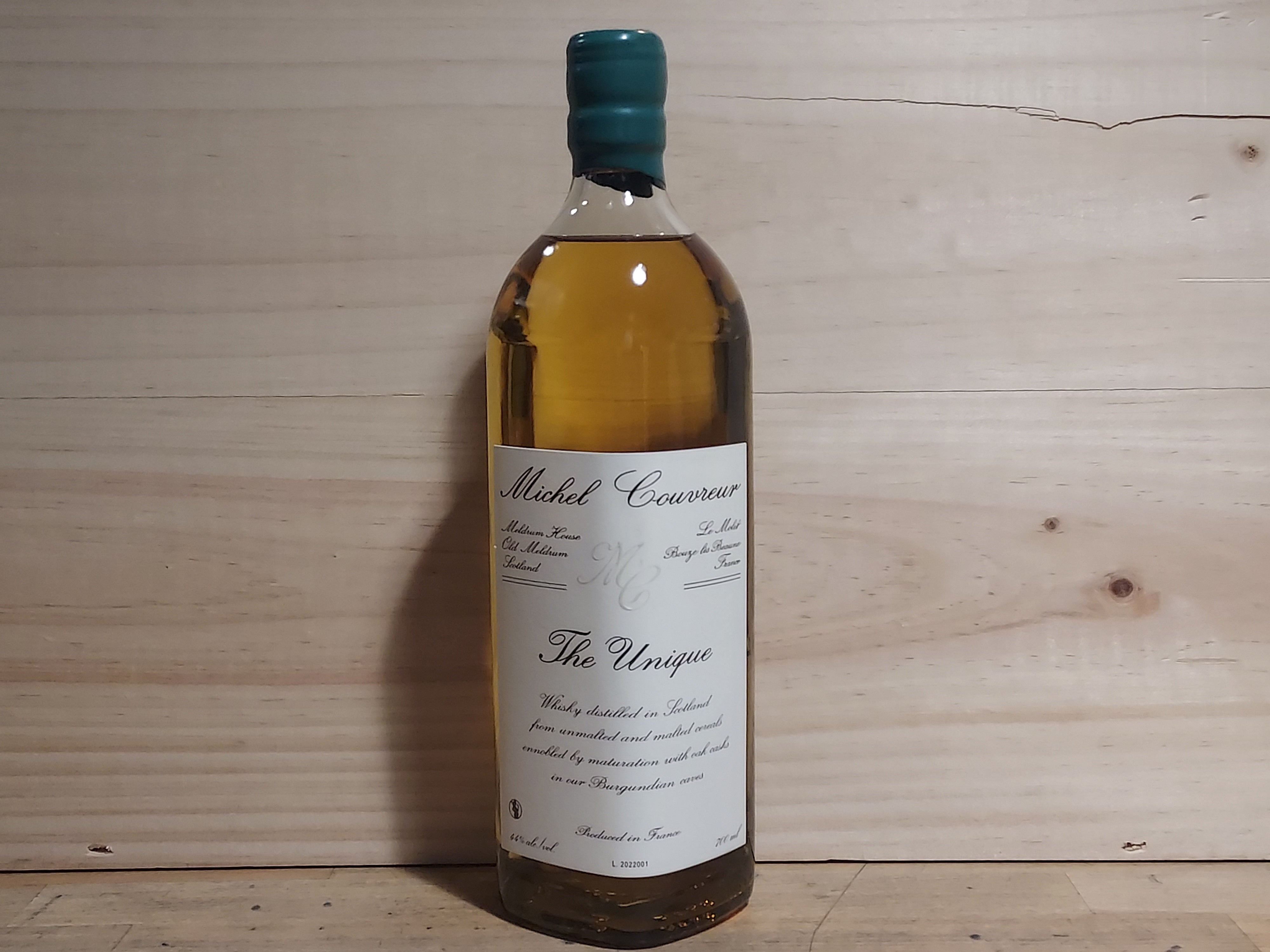 The Unique Whisky 44% - Michel Couvreur