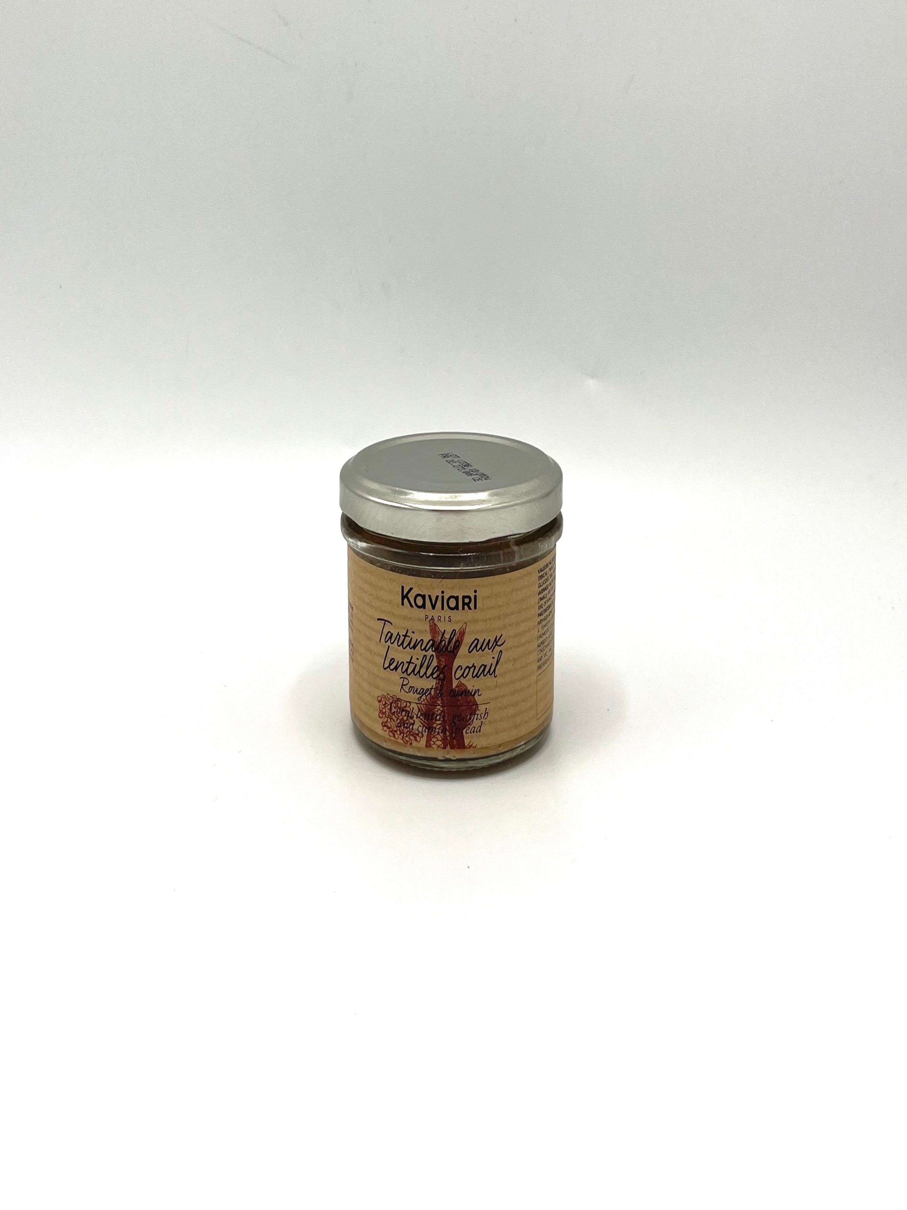 Spreadable Coral Lentils &amp; Red Mullet 90g - Kaviari 