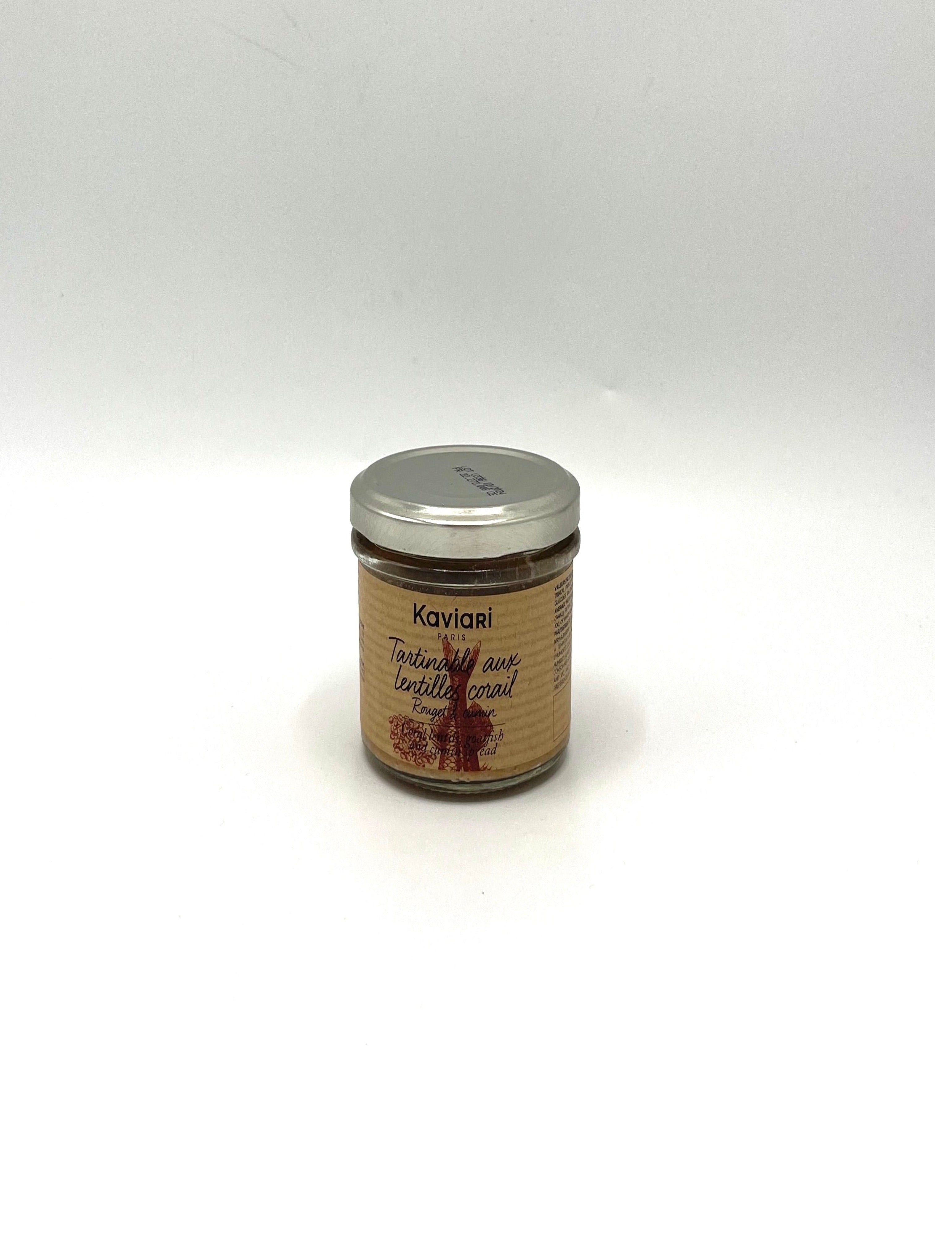 Tartinable Lentilles Corail & Rouget 90g - Kaviari