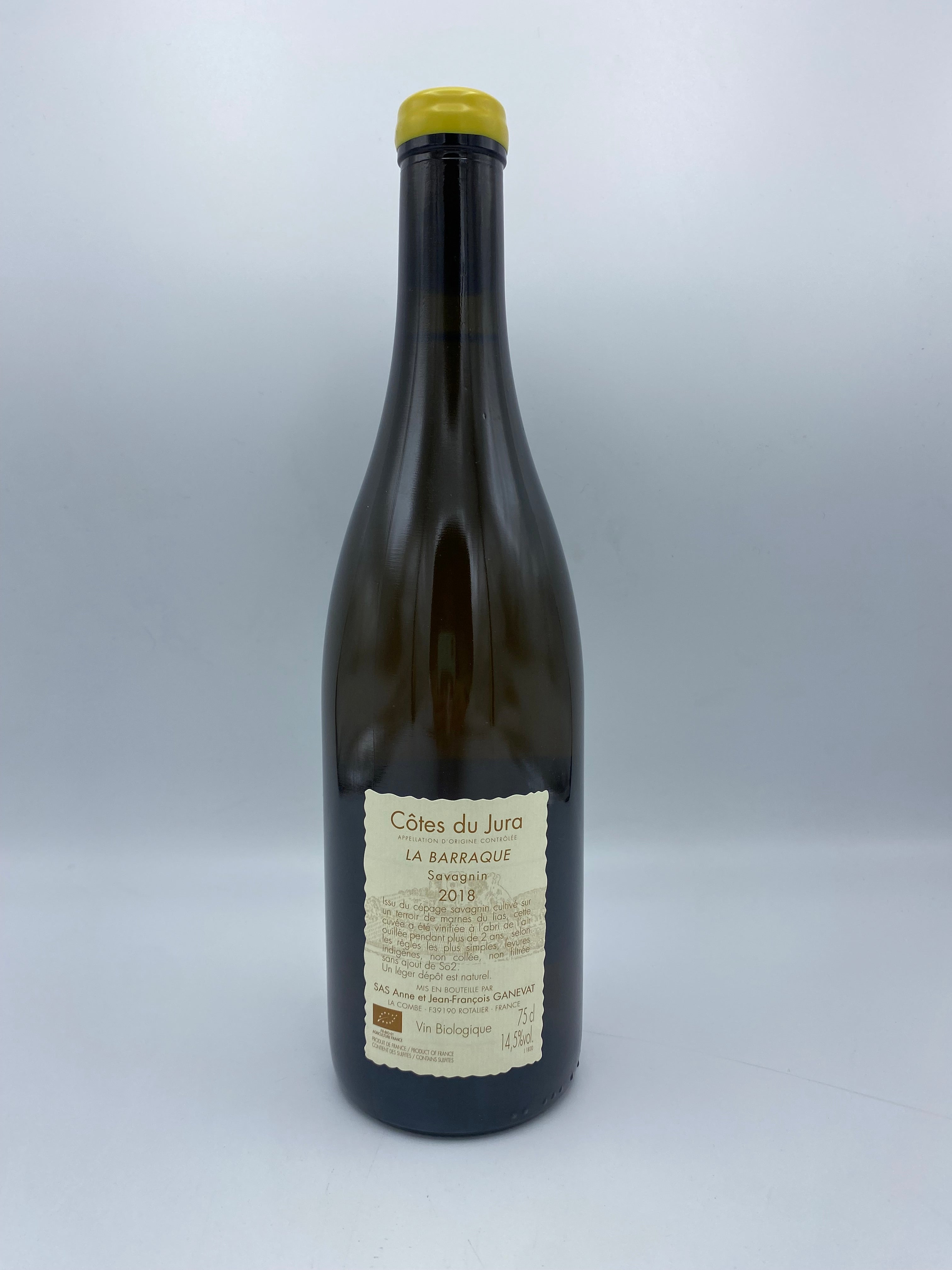 Côtes Du Jura  "Chardonnay La Barraque", 2019 Blanc - Domaine Anne & Jean-François Ganevat