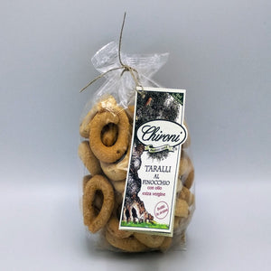 Taralli with salted fennel 250g Chironi