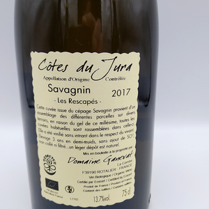 Jean-François Ganevat, « Les Rescapés » 2021, Côtes du Jura